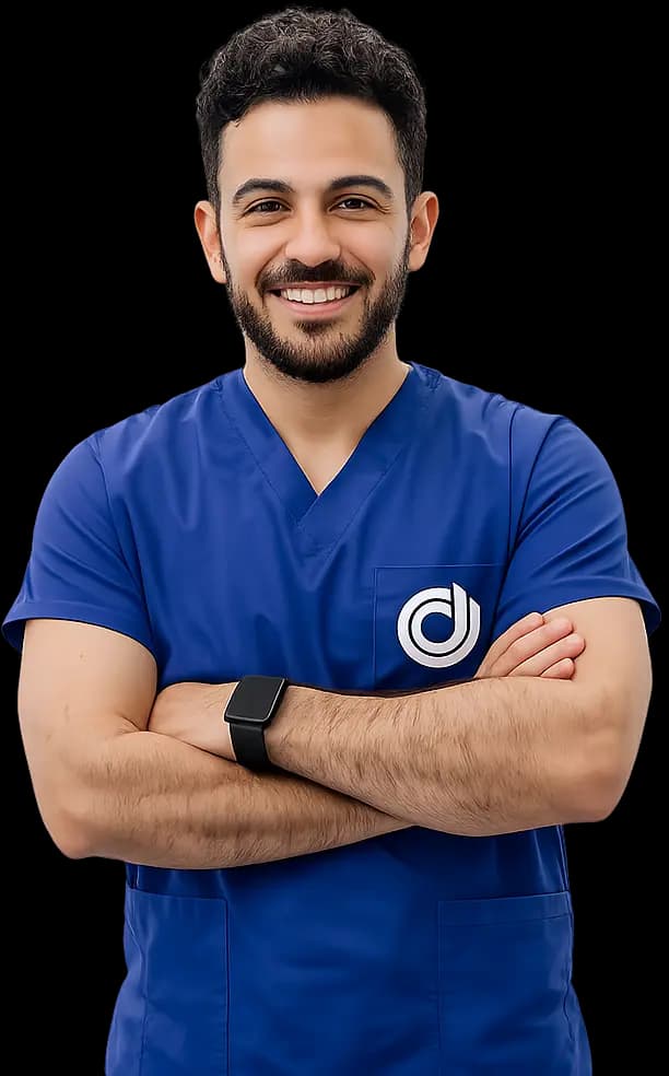 Profesional de la salud usando Odeen